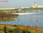 襄垣早晨东湖风光